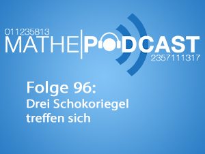 Drei Schokoriegel treffen sich